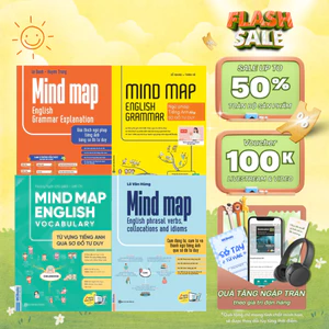 Sách - MindMap English- Học Tiếng Anh Qua Sơ Đồ Tư Duy MCBooks (Combo/Lẻ Tùy Chọn)