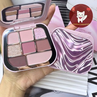 [FOCALLURE] Bảng Phấn Mắt Focallure 8 Ô Vỏ Tím Gợn Sóng, Tone Màu Tự Nhiên, 9.6g