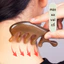 Lược Sừng Massage Đầu Hình Cá Heo 7 Răng Tròn, Mát Xa Ấn Huyệt Thư Giãn Cơ Thế - Mỹ Nghệ Dưỡng Sinh HT