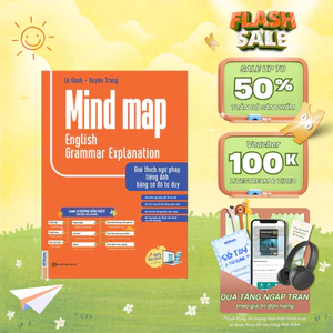 Sách - Mindmap english grammar explanation - Giải thích ngữ pháp tiếng anh bằng sơ đồ tư duy - MCBooks