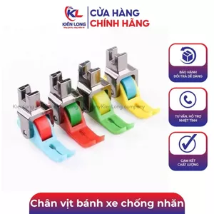 chân vịt bánh xe chống nhăn nhựa máy 1 kim bánh xe chống nhăn máy may công nghiệp cao cấp