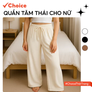 [Choice] Quần Tăm Thái Ống Rộng Nh72 Vải Tăm Thái Loại Đẹp Co Giãn Mềm Mịn