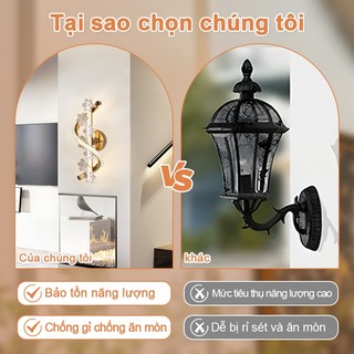 Đèn treo tường hiện đại,Đèn gắn tường 3 chế độ sáng cho phòng ngủ hành lang,lối đi cầu thang
