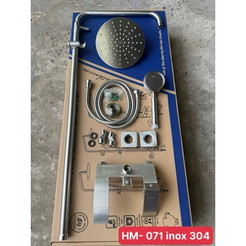 [Thân Đúc Nước Mạnh] Bộ sen cây tắm đứng Nóng Lạnh inox SUS304 Lệch Thân Lõi Đúc, có clip test nước
