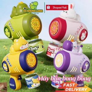 Đồ Chơi Máy Bắn Bong Bóng Xà Phòng Cho Bé BỐ KHỦNG LONG Nhiều Mẫu Thỏ Khủng Long Súng Bắn Bong Bóng Yabao