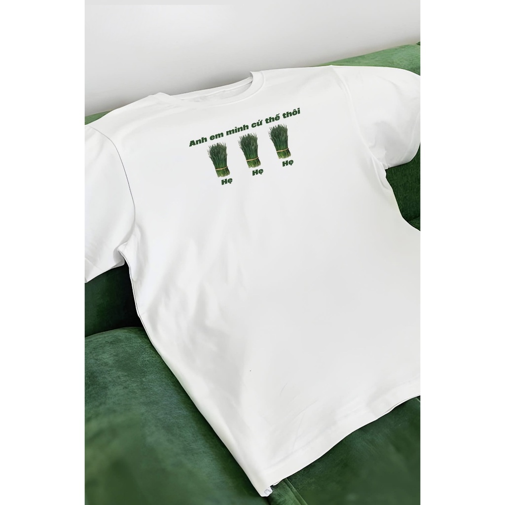 Áo Vớ Vẩn Vui Tươi REDLABEL Áo Thun HẸ HẸ HẸ Cotton 100% Oversize Nam Nữ TS30
