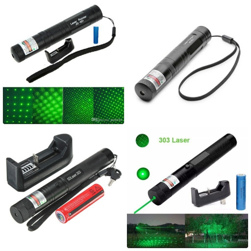 Đèn pin laser 303, đèn pin thuyết trình giảng dạy du lịch tạo hiệu ứng ánh sáng