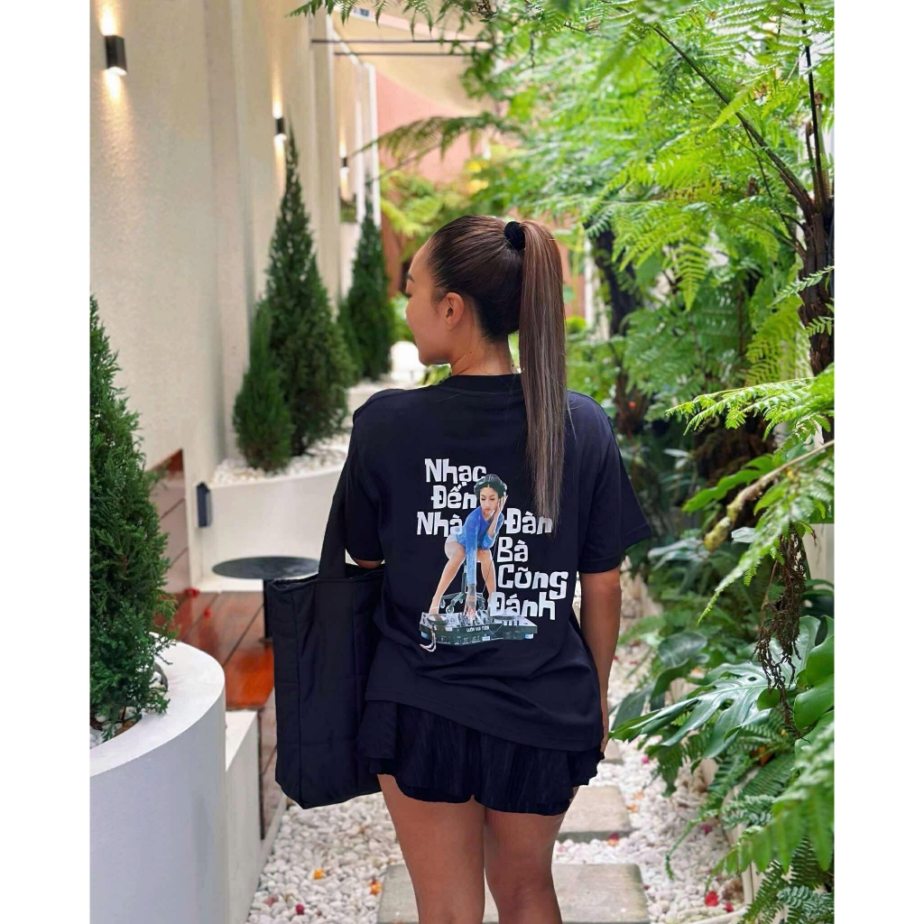 Áo Vớ Vẩn Vui Tươi REDLABEL Áo Thun NHẠC ĐẾN NHÀ Cotton 100% Oversize Nam Nữ TS37