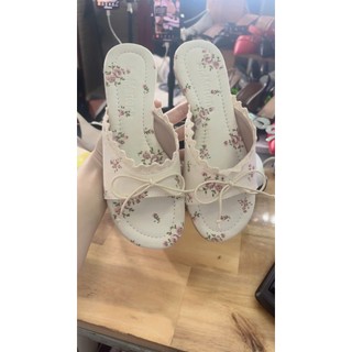 Dép nữ thiết kế kiểu mới quai viền ren tiểu thư nhẹ nhàng đế mềm êm chân DD-0336