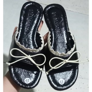 Dép nữ thiết kế kiểu mới quai viền ren tiểu thư nhẹ nhàng đế mềm êm chân DD-0336