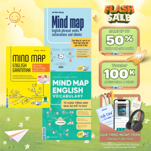 Sách - MindMap English Học Tiếng Anh Cho Người Mới Bắt Đầu MCBooks (Combo/Lẻ Tùy Chọn)