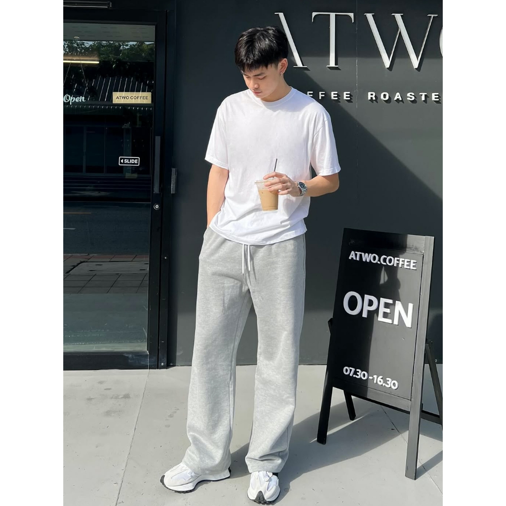 Quần Dài Ống Rộng Chất Liệu Nỉ Cotton 2 Da Dày Dặn Phong Cách Trẻ Trung RTCLASSY BASIC WIDEPANTS