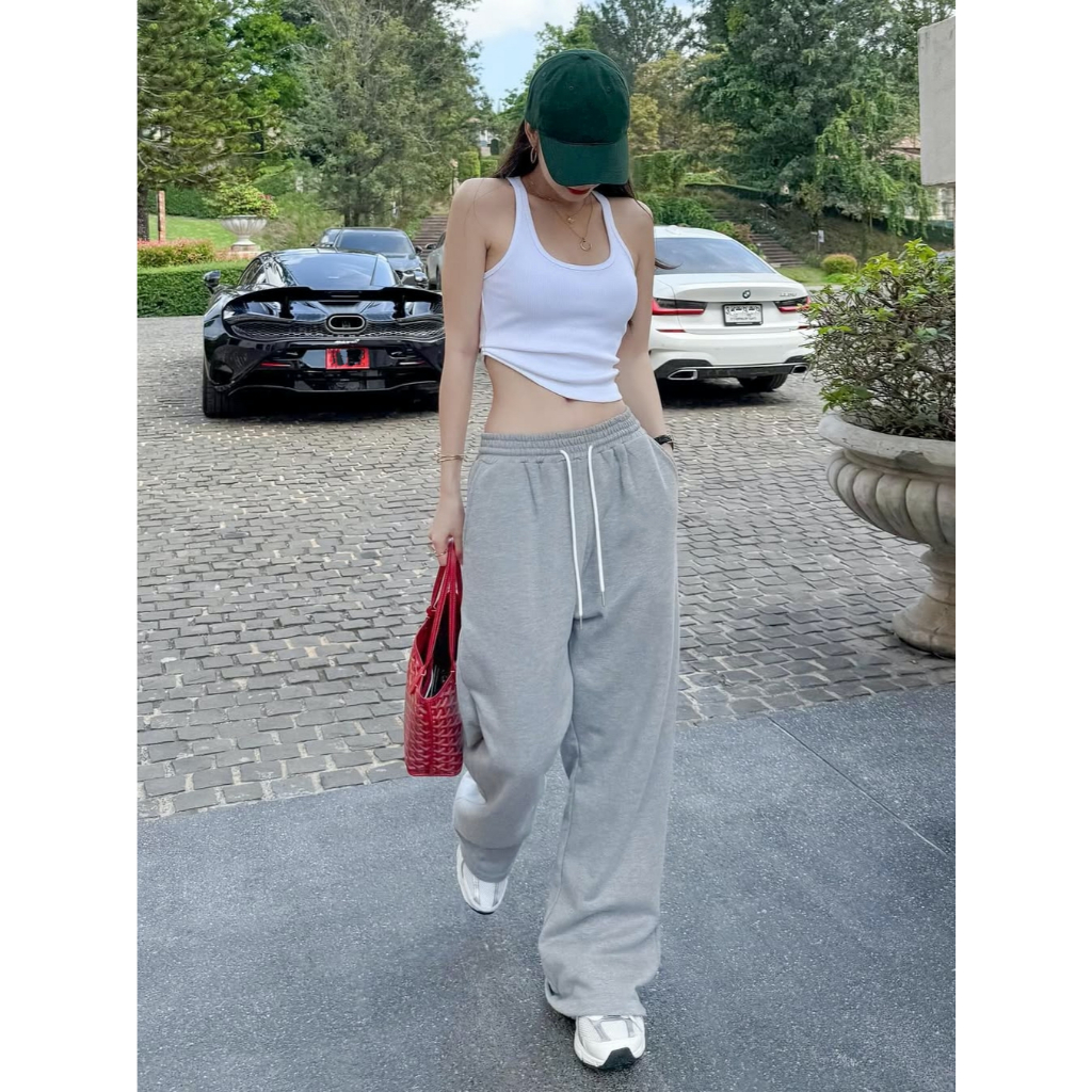 Quần Dài Ống Rộng Chất Liệu Nỉ Cotton 2 Da Dày Dặn Phong Cách Trẻ Trung RTCLASSY BASIC WIDEPANTS
