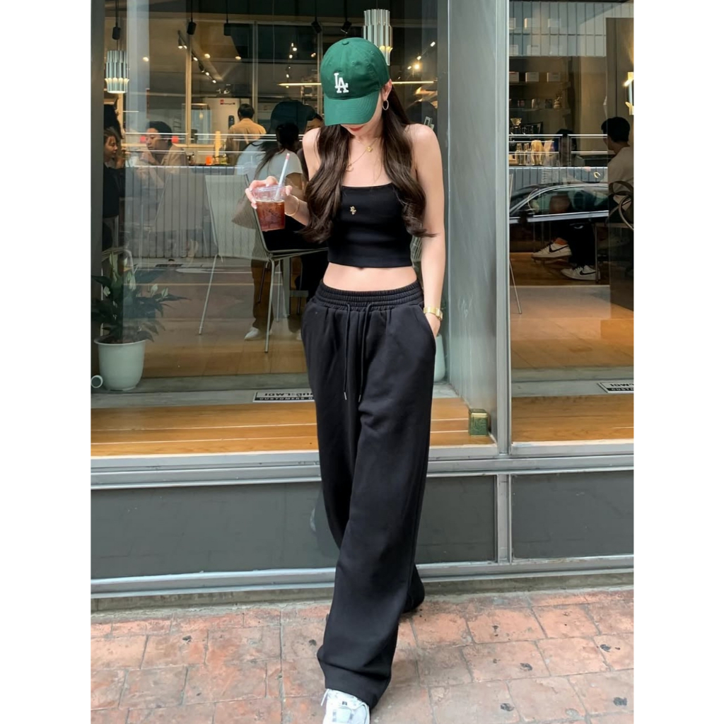 Quần Dài Ống Rộng Chất Liệu Nỉ Cotton 2 Da Dày Dặn Phong Cách Trẻ Trung RTCLASSY BASIC WIDEPANTS