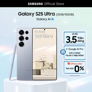 Điện thoại Samsung Galaxy S25 Ultra, Điện thoại AI, 512GB, Video camera Nightography, S Pen đa nhiệm
