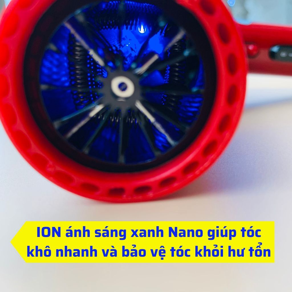 Máy sấy tóc HUSO công suất lớn, ION âm xanh, sấy nhanh 2 chiều nóng lạnh, chuẩn Salon | BigBuy360 - bigbuy360.vn