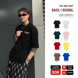Áo Thun Cổ Tròn Nam Nữ The Bad God Serenity Back To School Form Boxy Cotton Syn In Silicon Unisex Local Brand Áo Phông