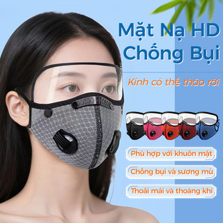 Mặt Nạ Chống Giọt Bắn NanoKhẩu trang AN TOÀN vải cotton nhiều chức năng (chống bụi + Tia bọt + Lọc khí)