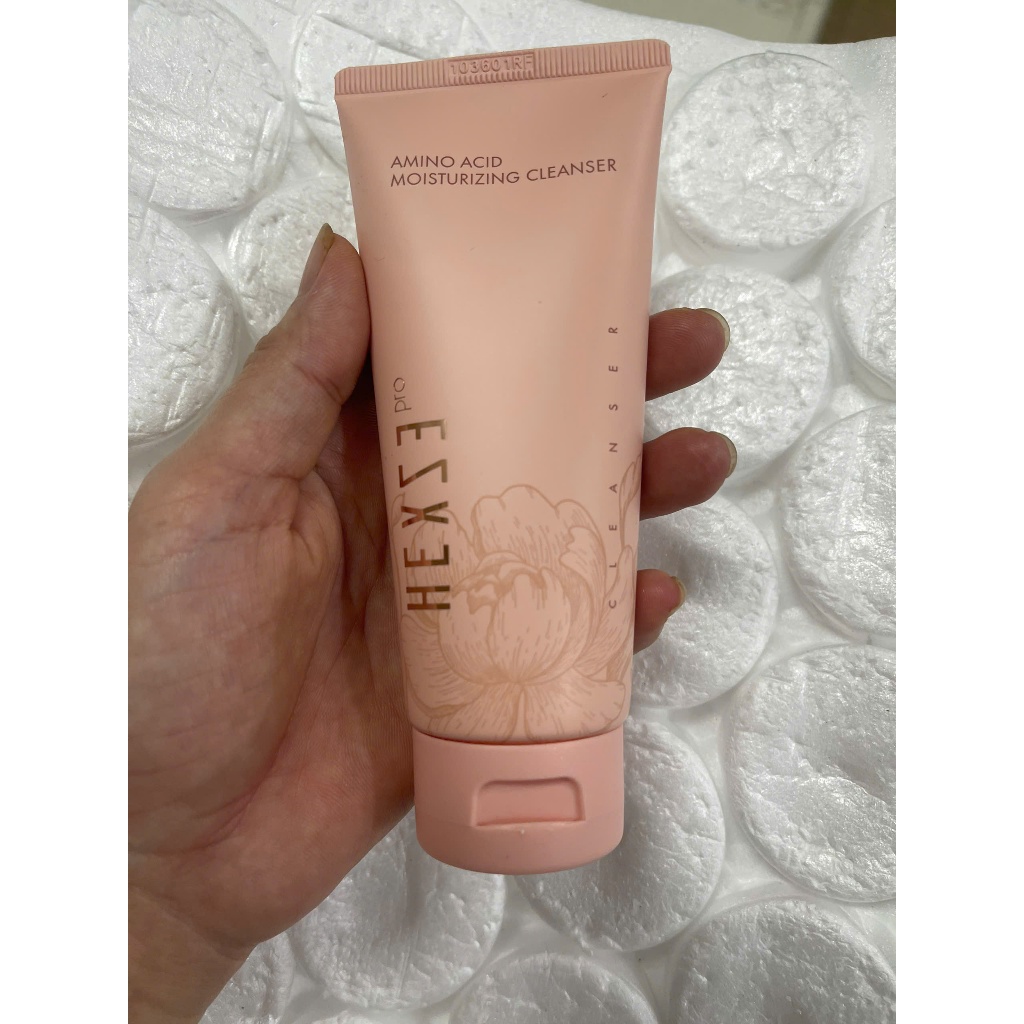 Sữa Rửa Mặt Hexze Amino Acid Dưỡng Ẩm Dịu Nhẹ 80ml, Làm Sạch Sâu, Không Khô Da, Phù Hợp Da Nhạy Cảm