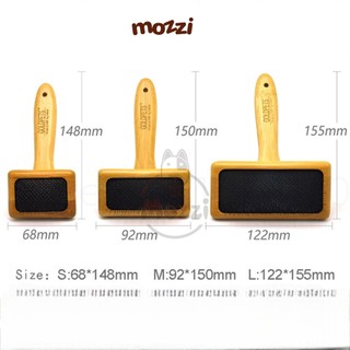 Lược chải lông chó mèo GoldPets cán gỗ không bọc đầu chải phồng lông chuyên dụng