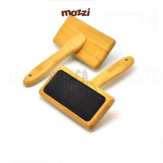 Lược chải lông chó mèo GoldPets cán gỗ không bọc đầu chải phồng lông chuyên dụng