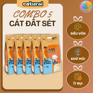 Cát Đất Sét Cho Mèo - Cát Vệ Sinh Cho Mèo Vón Cứng, Khử Mùi Tốt, Ít Bụi