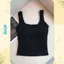 Áo croptop, Áo ba lỗ nữ có mút ngực phông trơn dáng ôm co dãn phong cách mùa hè năng động cá tính ACN004