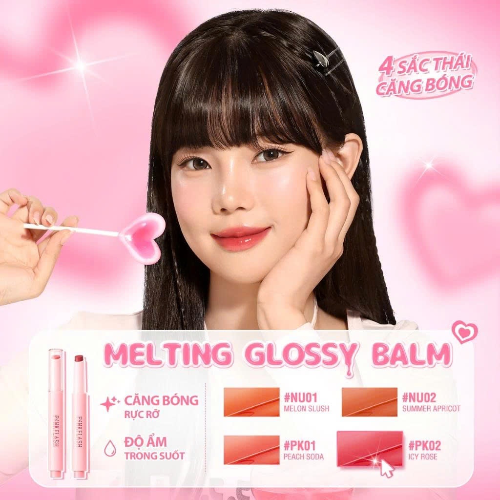 Son Dưỡng PINKFLASH Bóng Mượt Mịn Màng Nhẹ Nhàng Không Bết Dính Dễ Thoa 1.5g | NHÍM HOUSE
