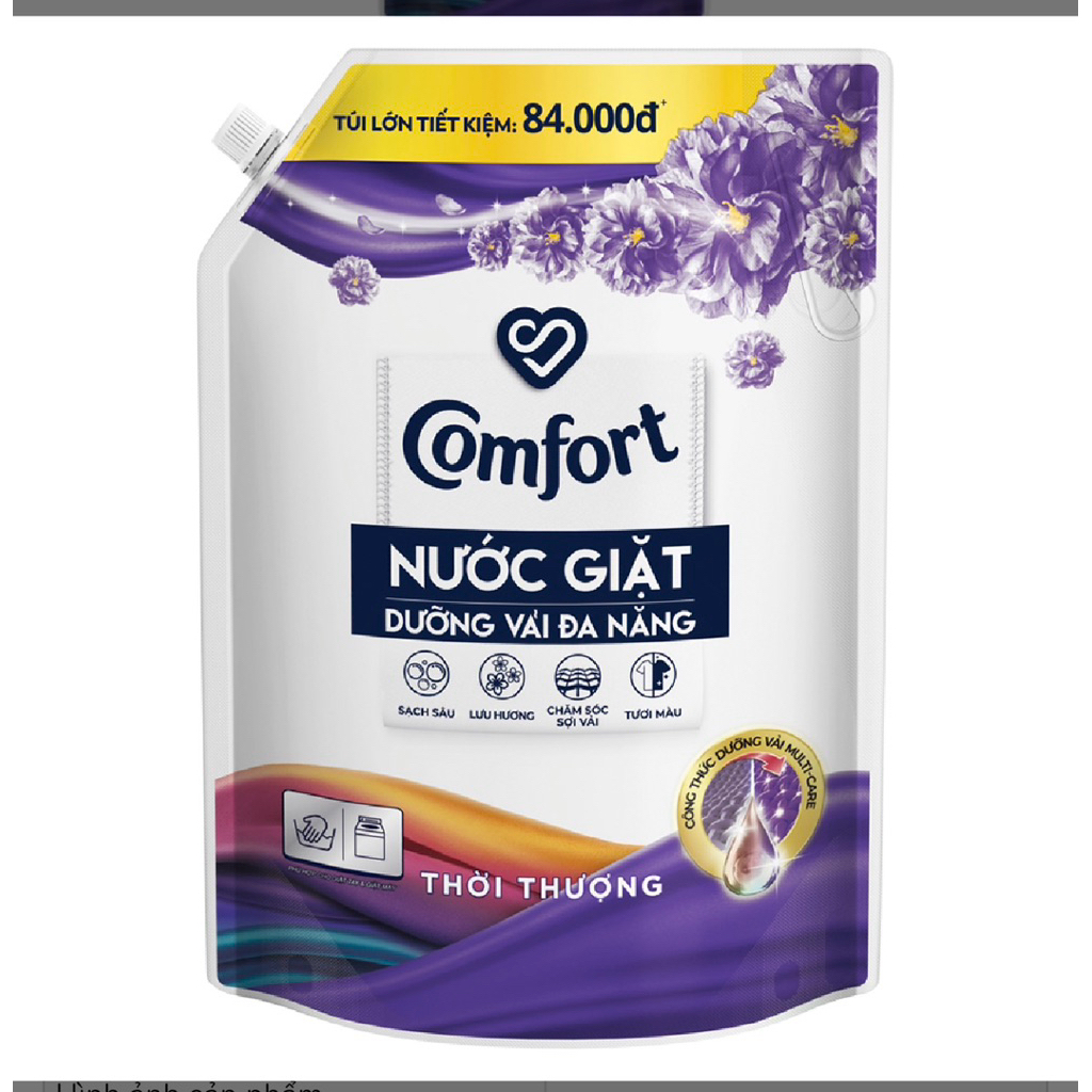 Nước giặt dưỡng vải Comfort hương Thanh Lịch/ Thời Thượng/ Thanh Khiết Túi 3,0kg/ 3.1kg/3,6kg/ 3.8kg
