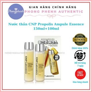 [CÓ TÁCH LẺ]Set Toner CNP Phục Hồi Làn Da Propolis Treatment Ampule Essence 150ML+100ML