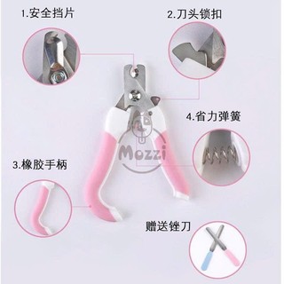 Kềm kéo cắt móng tay cầm cong cho chó mèo