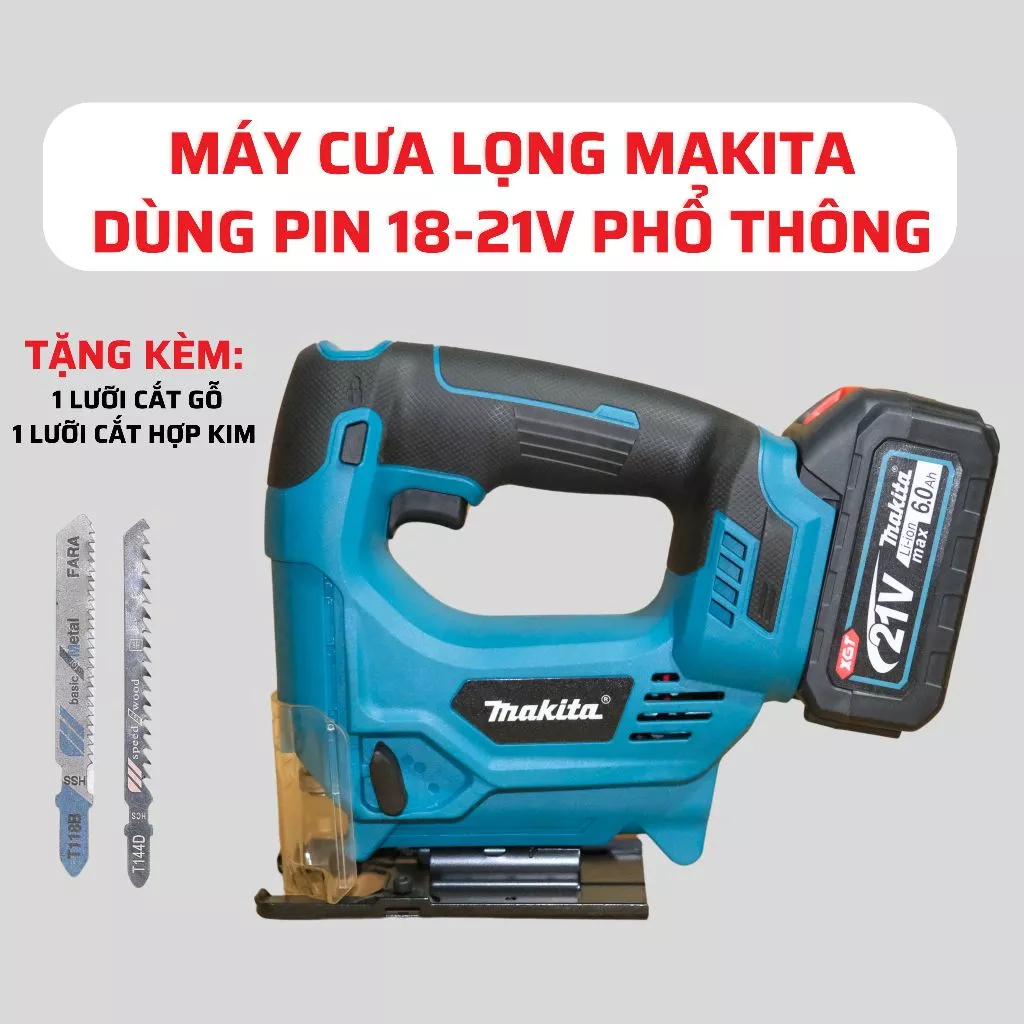 Máy cưa lọng dùng pin MAKITA 18- 21V , cưa lọng makita không dây, máy ...