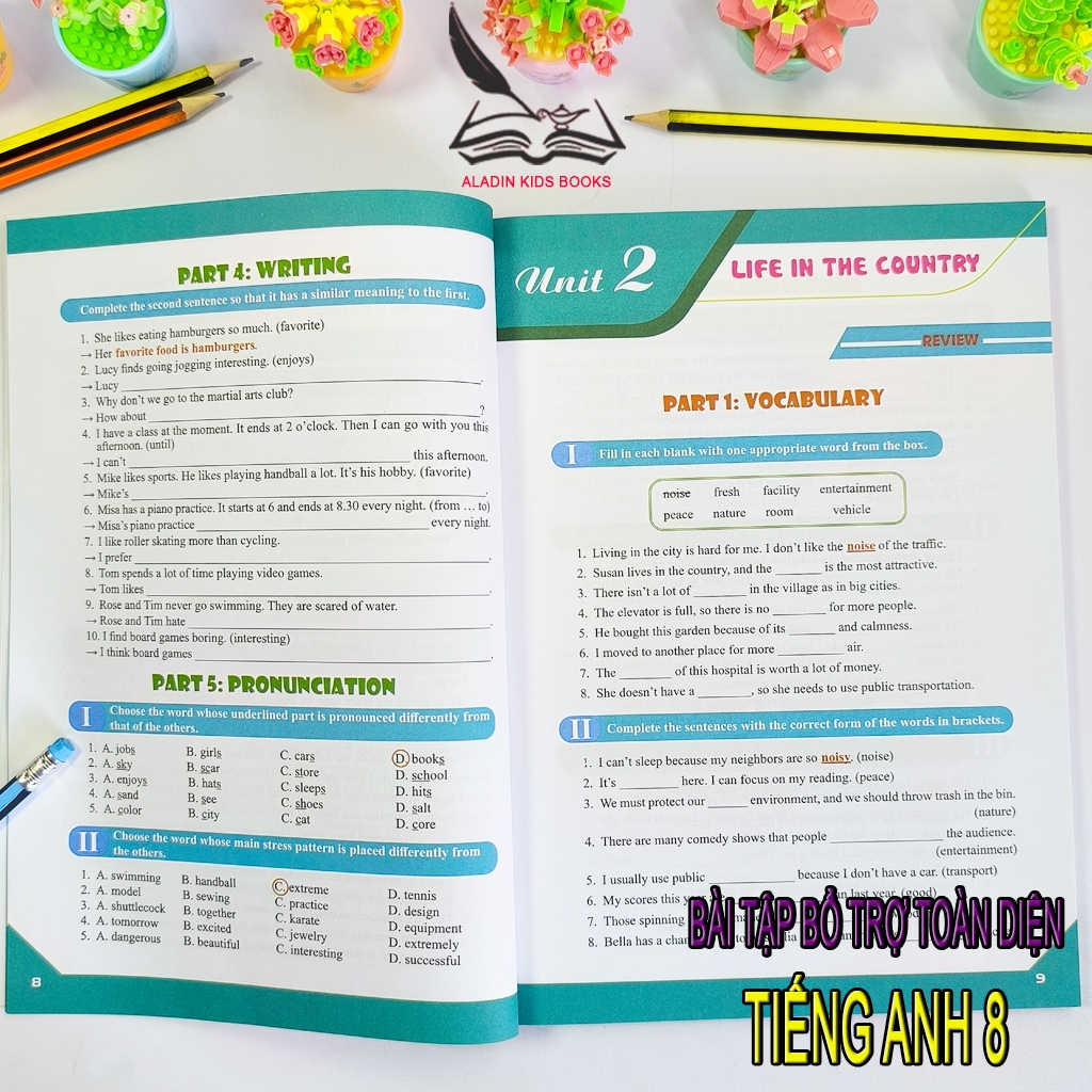 Sách- Bài Tập Bổ Trợ Toàn Diện Tiếng Anh 8