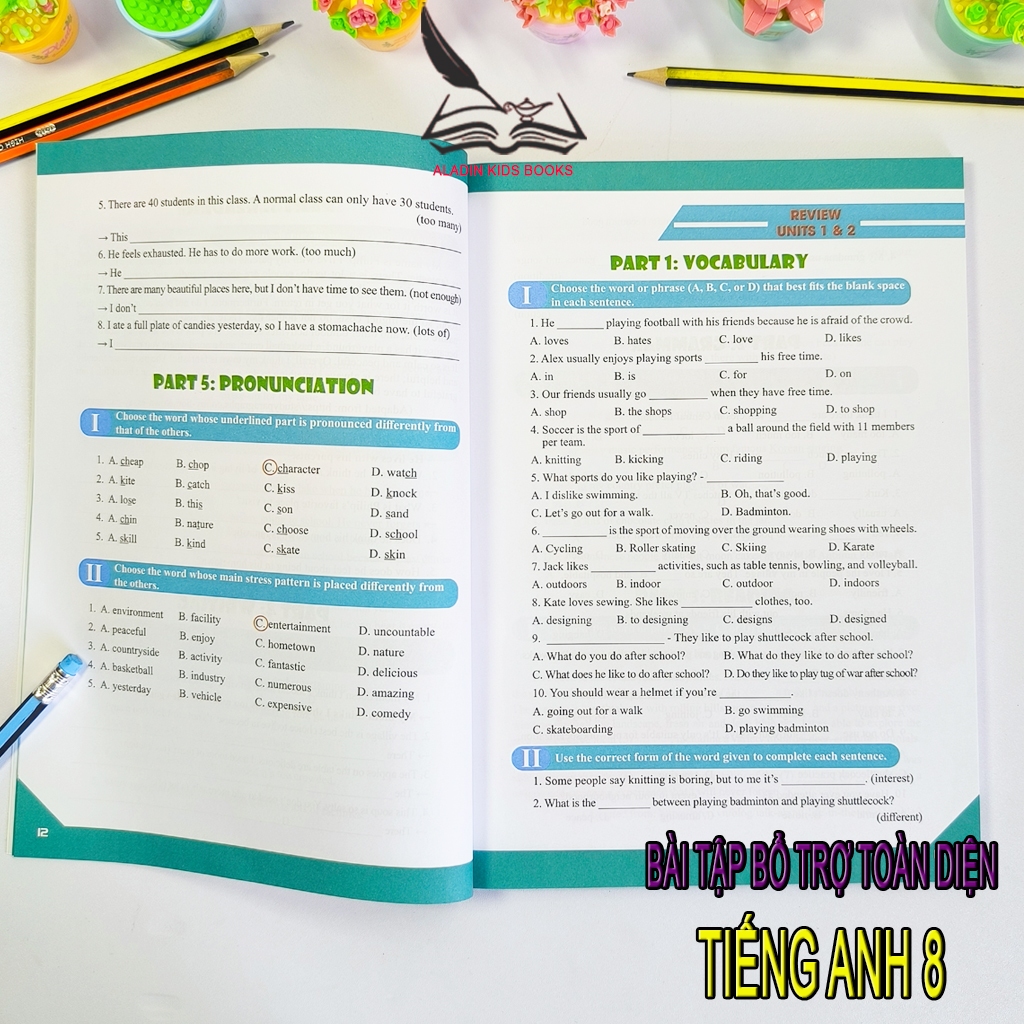 Sách- Bài Tập Bổ Trợ Toàn Diện Tiếng Anh 8