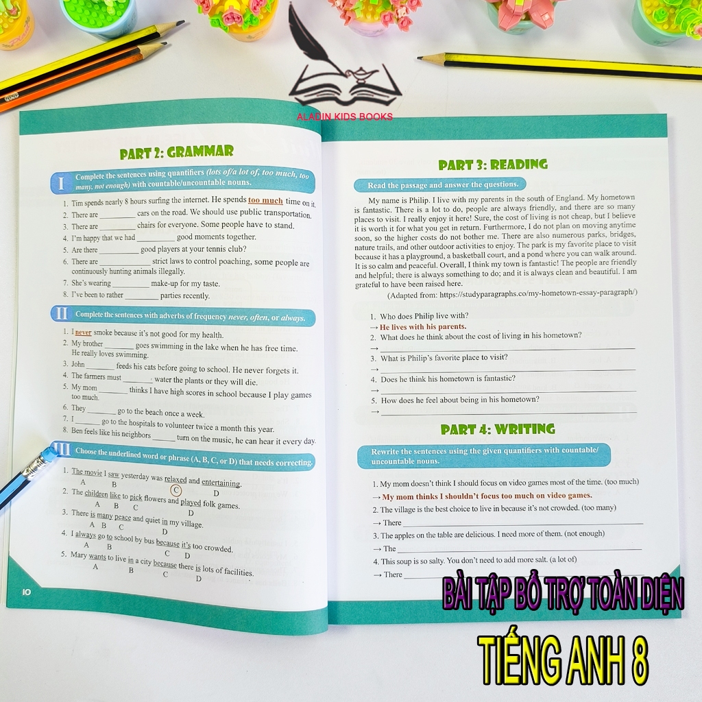 Sách- Bài Tập Bổ Trợ Toàn Diện Tiếng Anh 8