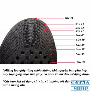 1 Cặp Lót Giày Tăng Chiều Cao Đệm Khí Nửa Bàn/Nguyên Bàn 3 Tầng Tùy Chỉnh, Êm Chân, Chống Trượt, Freesize