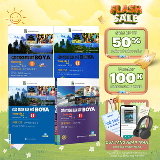 Sách - Combo 4 cuốn Giáo trình Hán Ngữ Boya Trung Cấp - Mcbooks