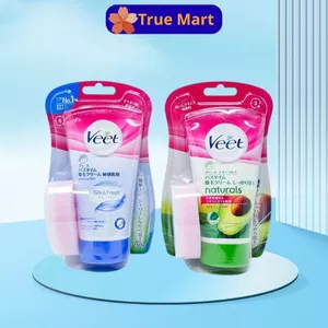 Kem tẩy lông veet 150g Nhật Bản an toàn dành cho da nhạy cảm vùng nách, bikini, bụng, chân
