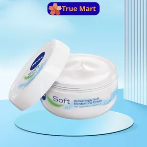Kem dưỡng ẩm mềm mịn Nivea Soft 200ml full body, dưỡng thể trắng sáng số 1 thế giới