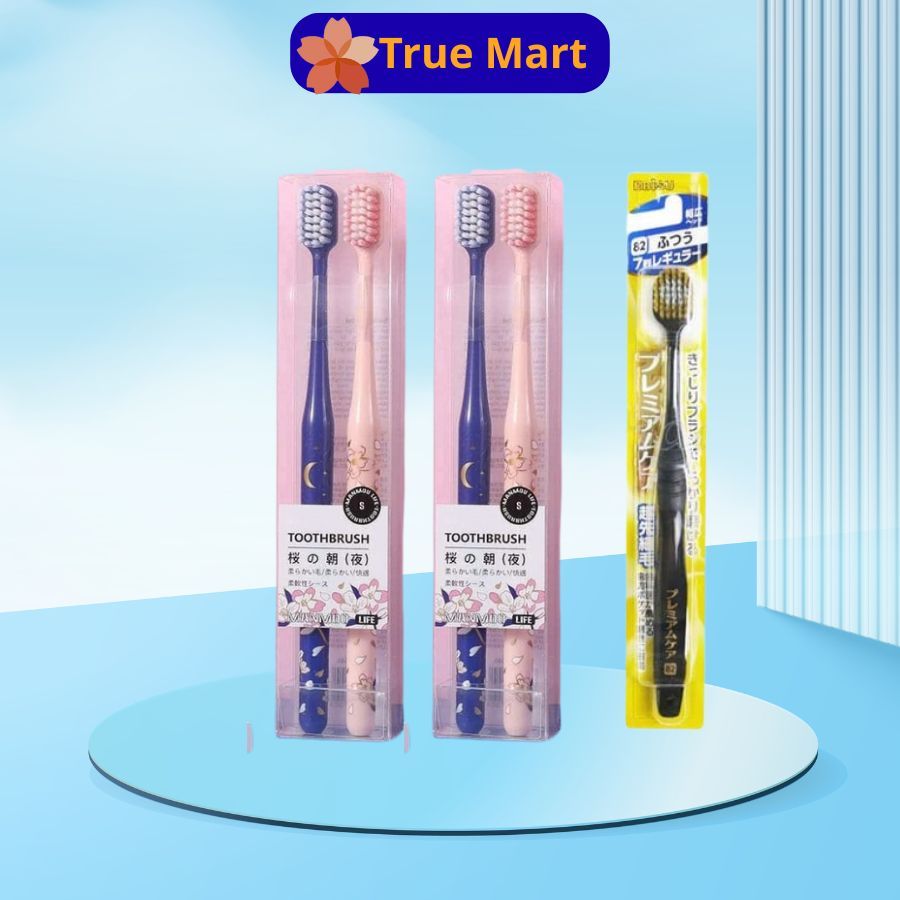 Bàn chải đánh răng TOOTHBRUSH nội địa Nhật Bản dành cho người lớn và trẻ em, sợi lông mềm mịn