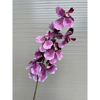combo 10 cành 🌸 LAN VANDA XOĂN – HOA VẢI LỤA CAO CẤP