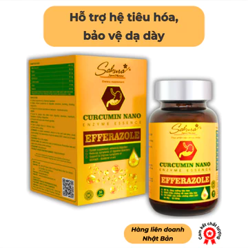 SAKURA Efferazole - Viên uống giúp cải thiện tiêu hóa, hỗ trợ bảo vệ dạ dày