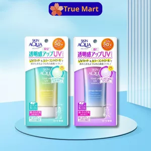 Kem chống nắng hiệu chỉnh sắc da nâng tông Skin Aqua Tone Up Essence, Tuýp lớn 80g