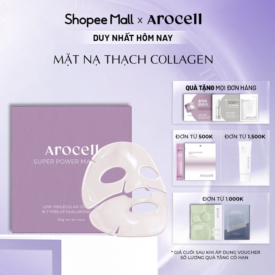 Arocell Mask Mặt Nạ Thạch Collagen Arocell Dưỡng Ẩm Phục Hồi Ngừa Lão ...