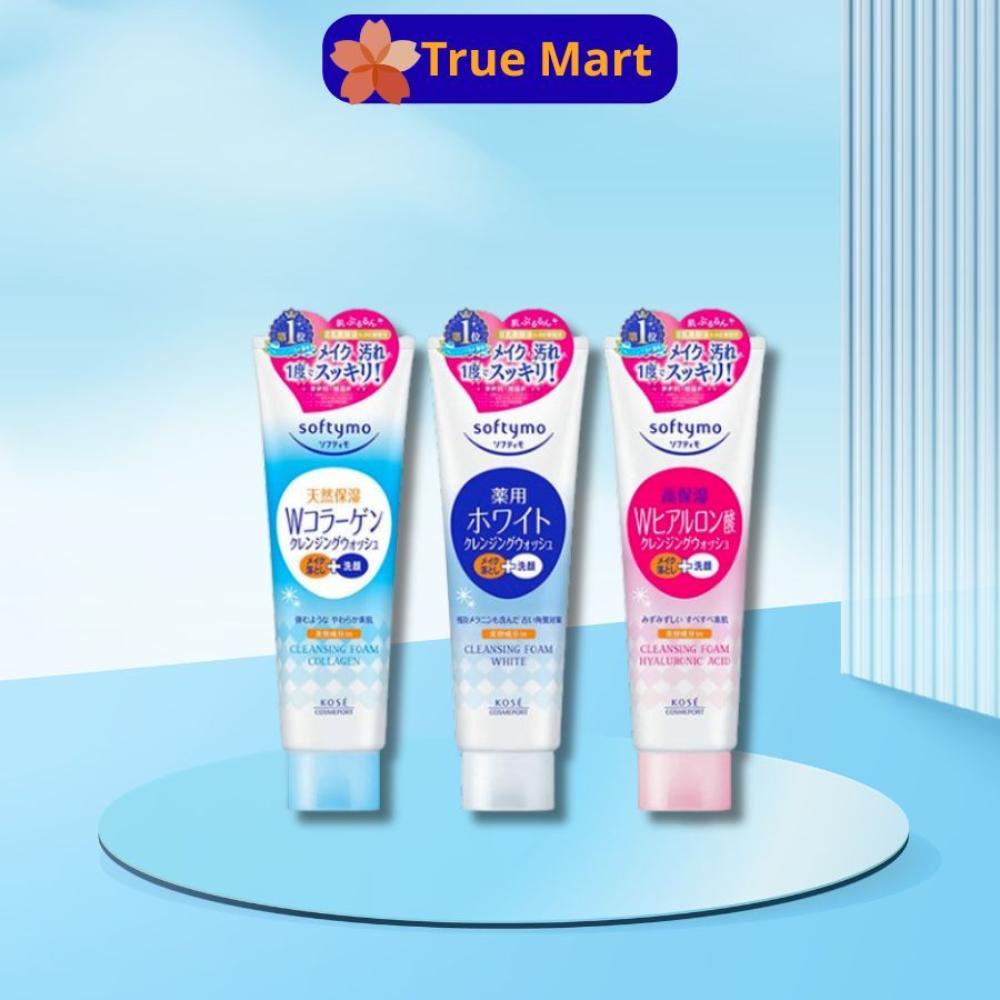 Sữa rửa mặt Kose Softymo Cleansing Foam Nhật Bản tuýp lớn 220g