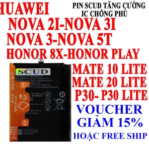Pin Scud cho Huawei Nova 2i/Nova 3i/Nova 3/Nova 5T/Honor 8X/Honor Play/Mate 10 Lite/P30 Lite/P30