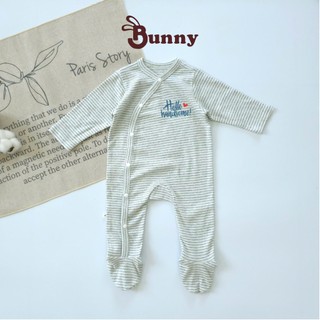 Body dài liền tất thu đông chính hãng Bunnybaby chất len tăm cho bé 3-9kg