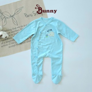 Body dài liền tất thu đông chính hãng Bunnybaby chất len tăm cho bé 3-9kg