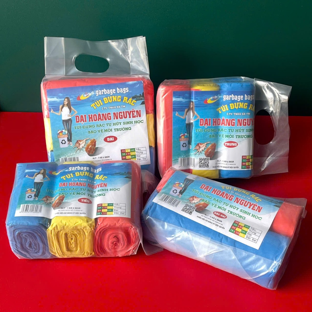 Túi rác 3 màu đủ size tiện dụng 1Kg | Shopee Việt Nam