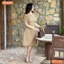 Đầm thiết kế BEMINE cổ tròn nơ vai dáng chữ A phù hợp đi làm-MT11163